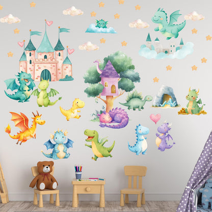 Dragons Wall decals 14.33