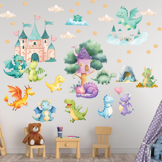 Dragons Wall decals 14.33