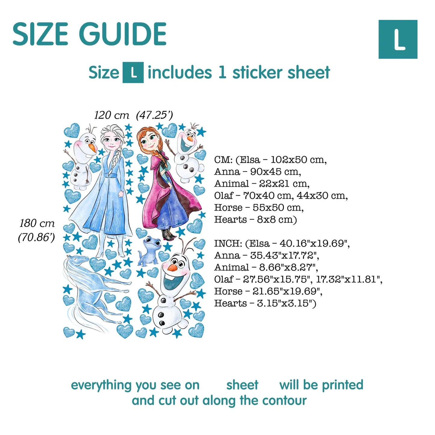 Frozen Wall Decal 1.3