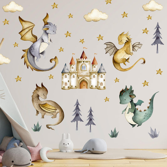 Dragons Wall decals 14.31