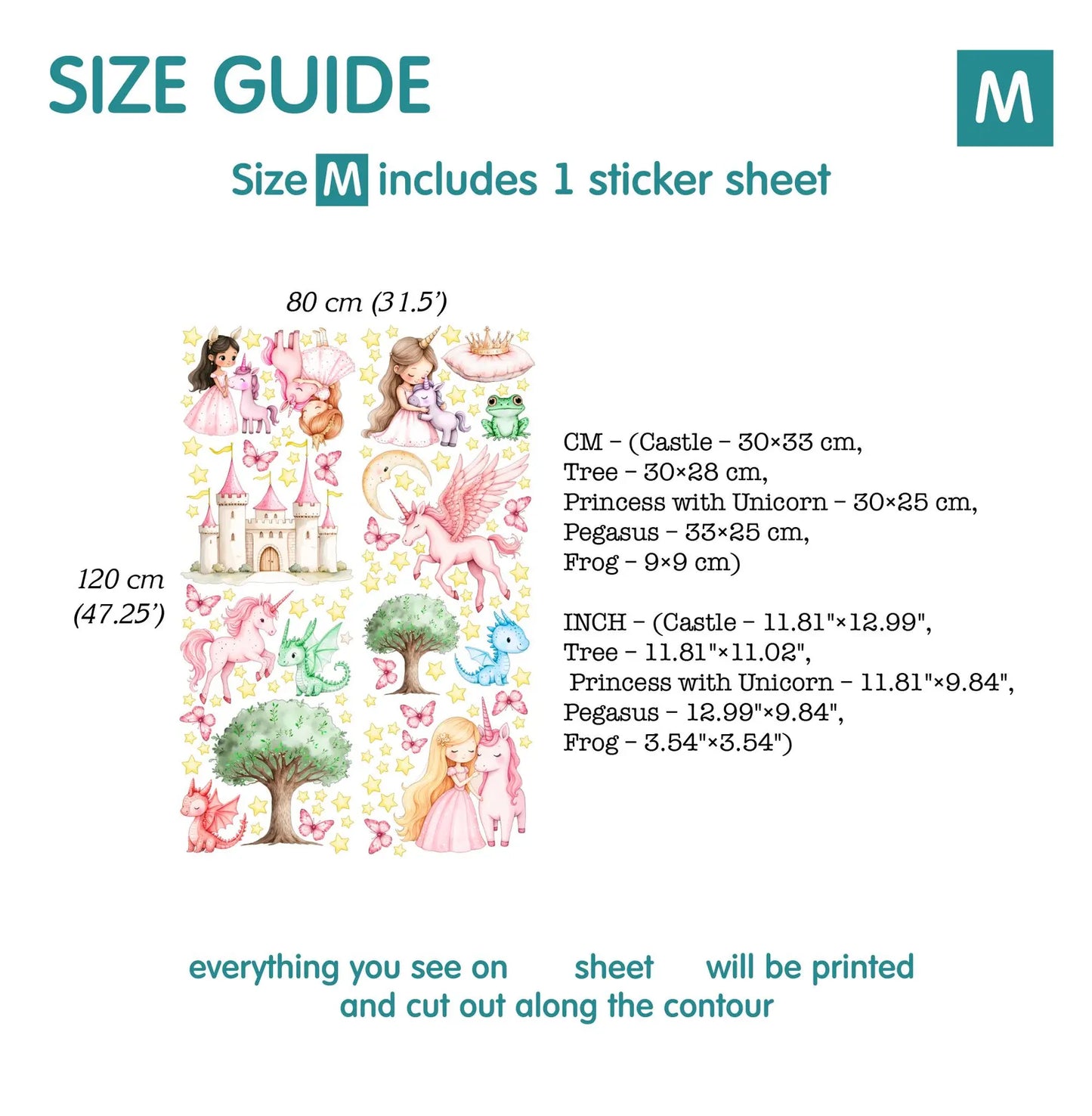 Princess Wall Decal 1.51