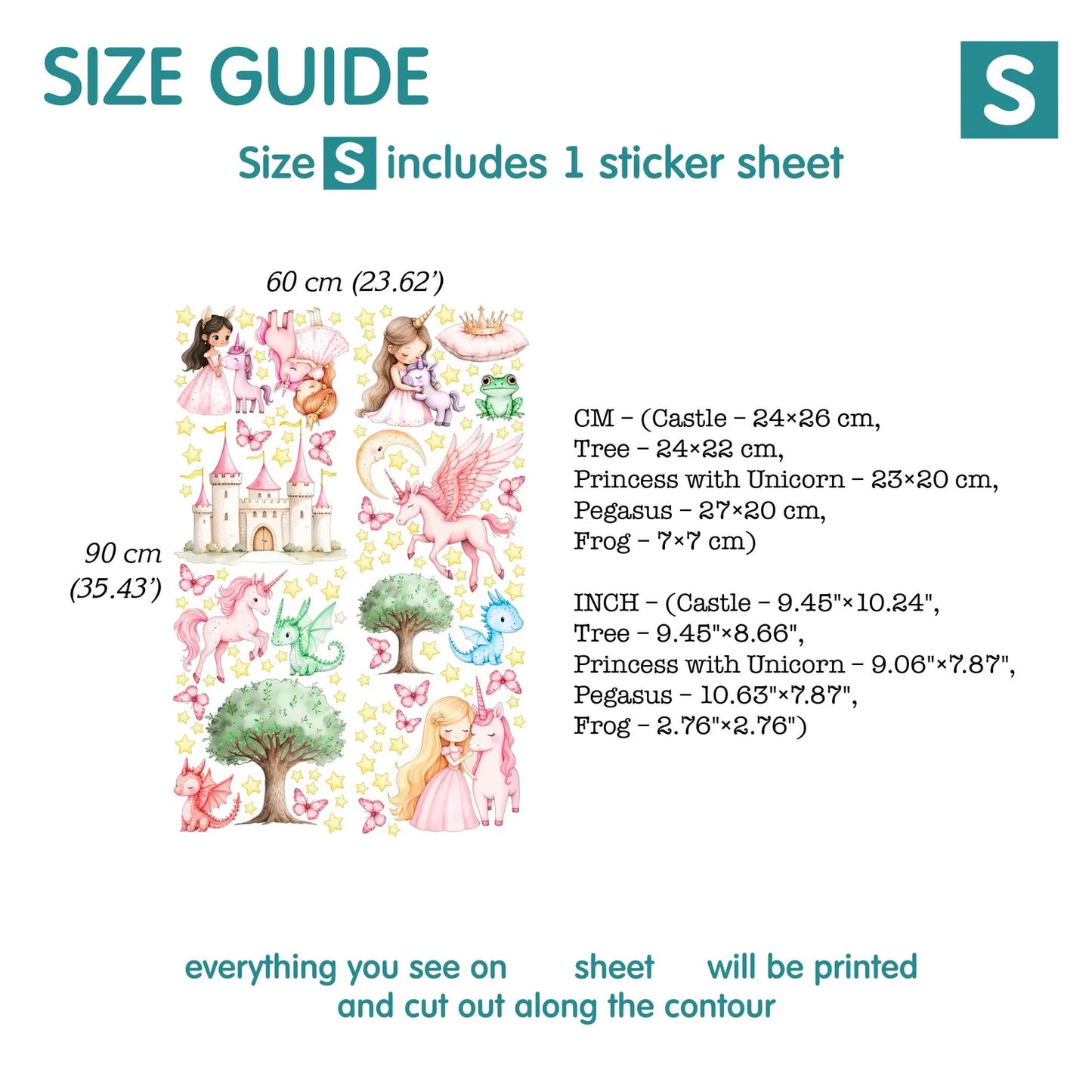 Princess Wall Decal 1.51