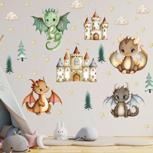 Dragons Wall Decals 14.4