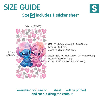 Stitch wall Decal 1.55
