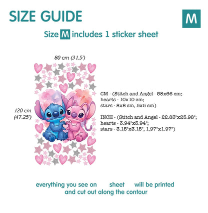 Stitch wall Decal 1.55