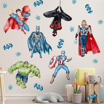 Superhero Wall Decal 1.16