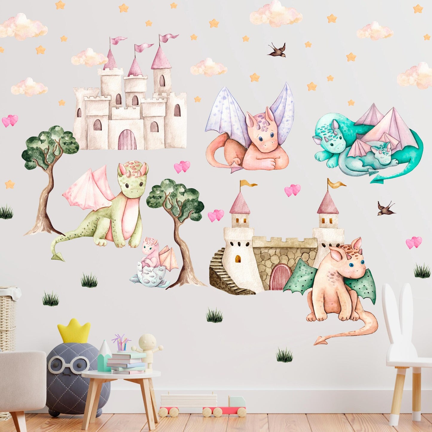 Dragons Wall decals 14.35
