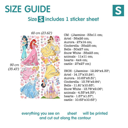 Princess Wall Decal 1.47