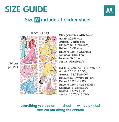 Princess Wall Decal 1.47