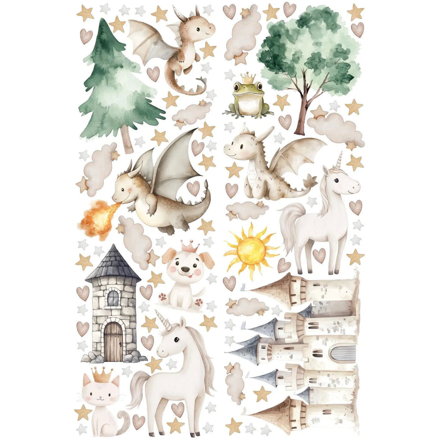 Dragons Wall decals 14.34