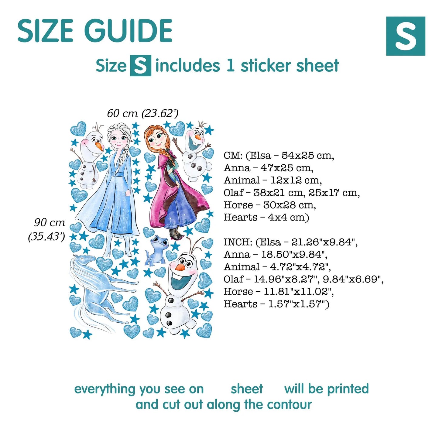 Frozen Wall Decal 1.3