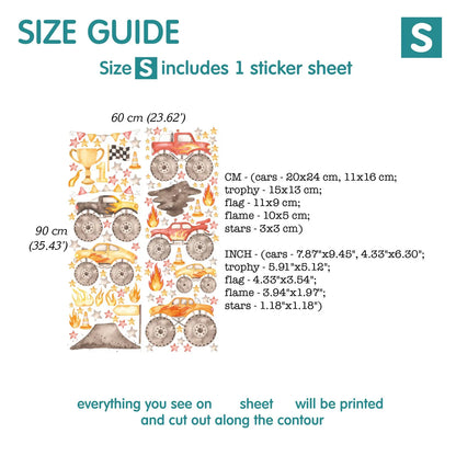 Cars Wall Decal 99.3