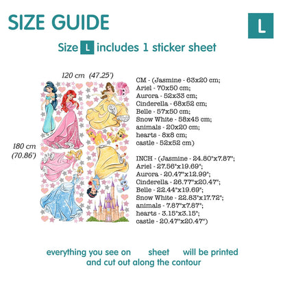 Princess Wall Decal 1.47