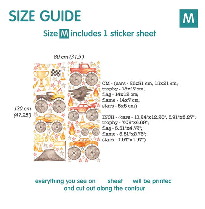 Cars Wall Decal 99.3