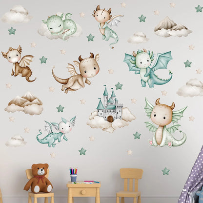 Dragons Wall decals 14.32