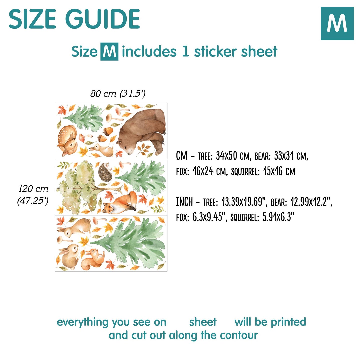 Forest Wall decals 7.0