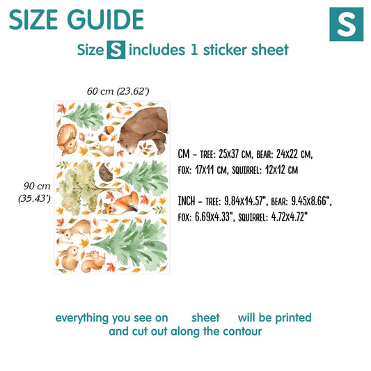 Forest Wall decals 7.0