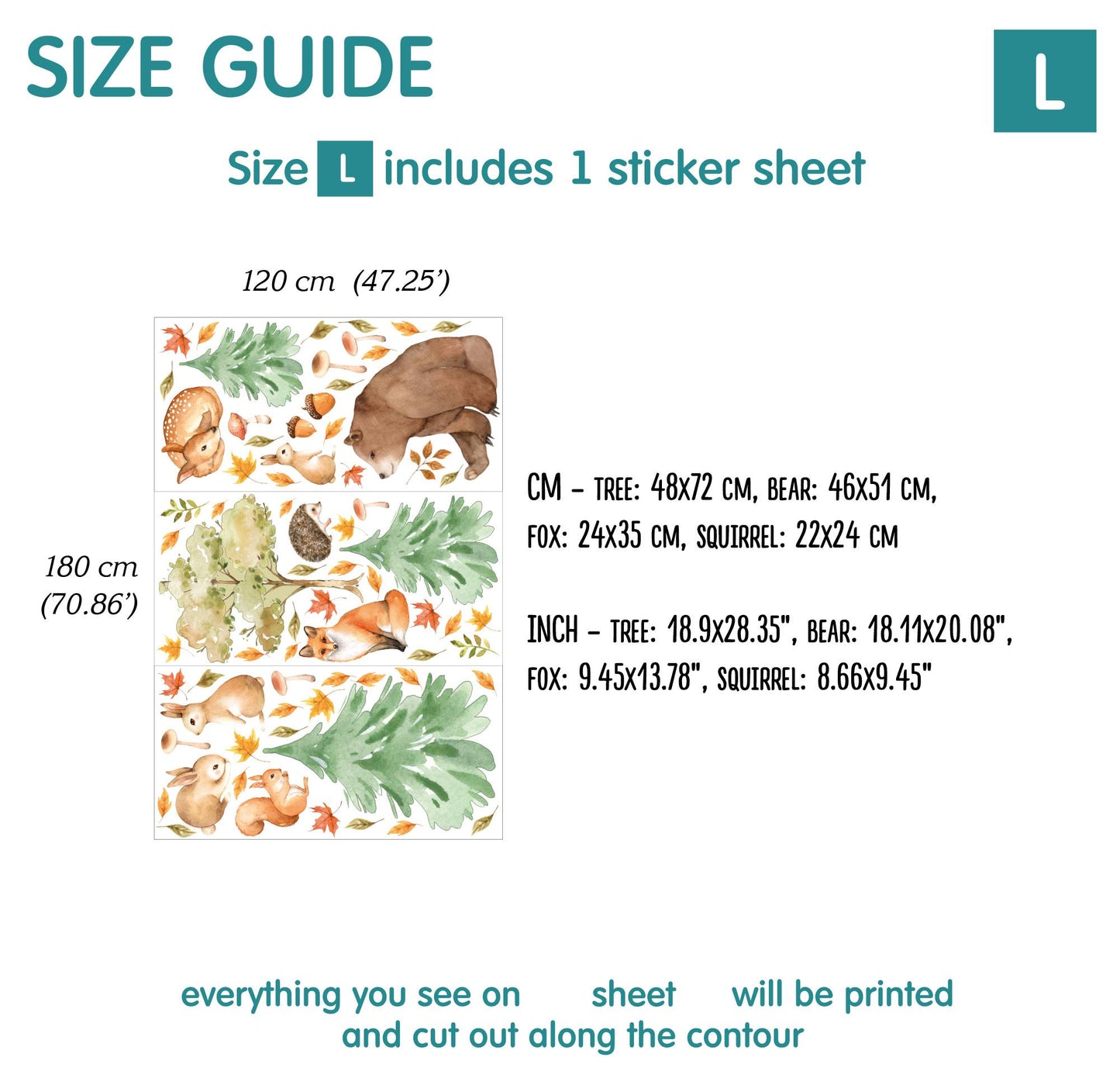 Forest Wall decals 7.0