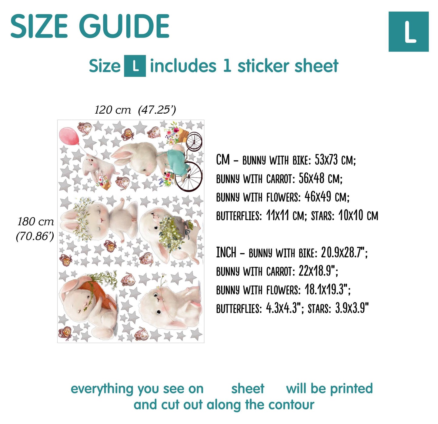 Bunnies Wall Decals 2.0