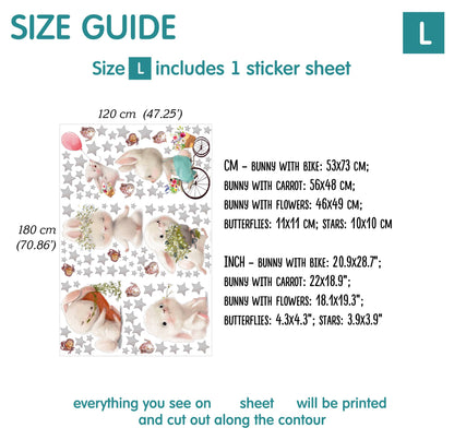 Bunnies Wall Decals 2.0