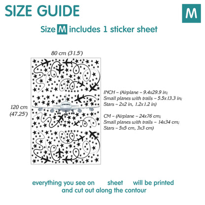 Airplane Wall Decals 1.17