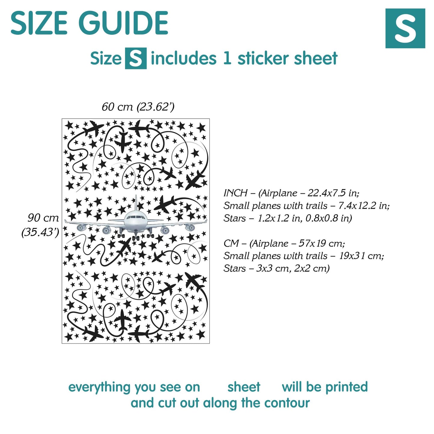 Airplane Wall Decals 1.17