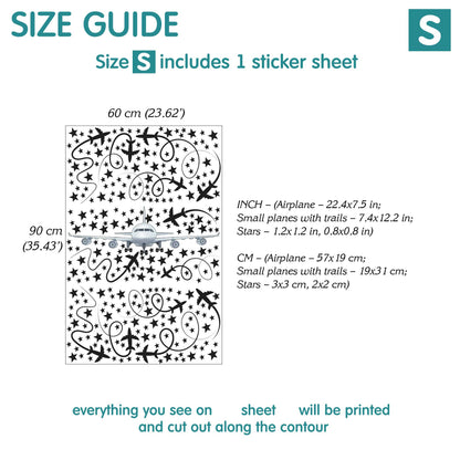 Airplane Wall Decals 1.17