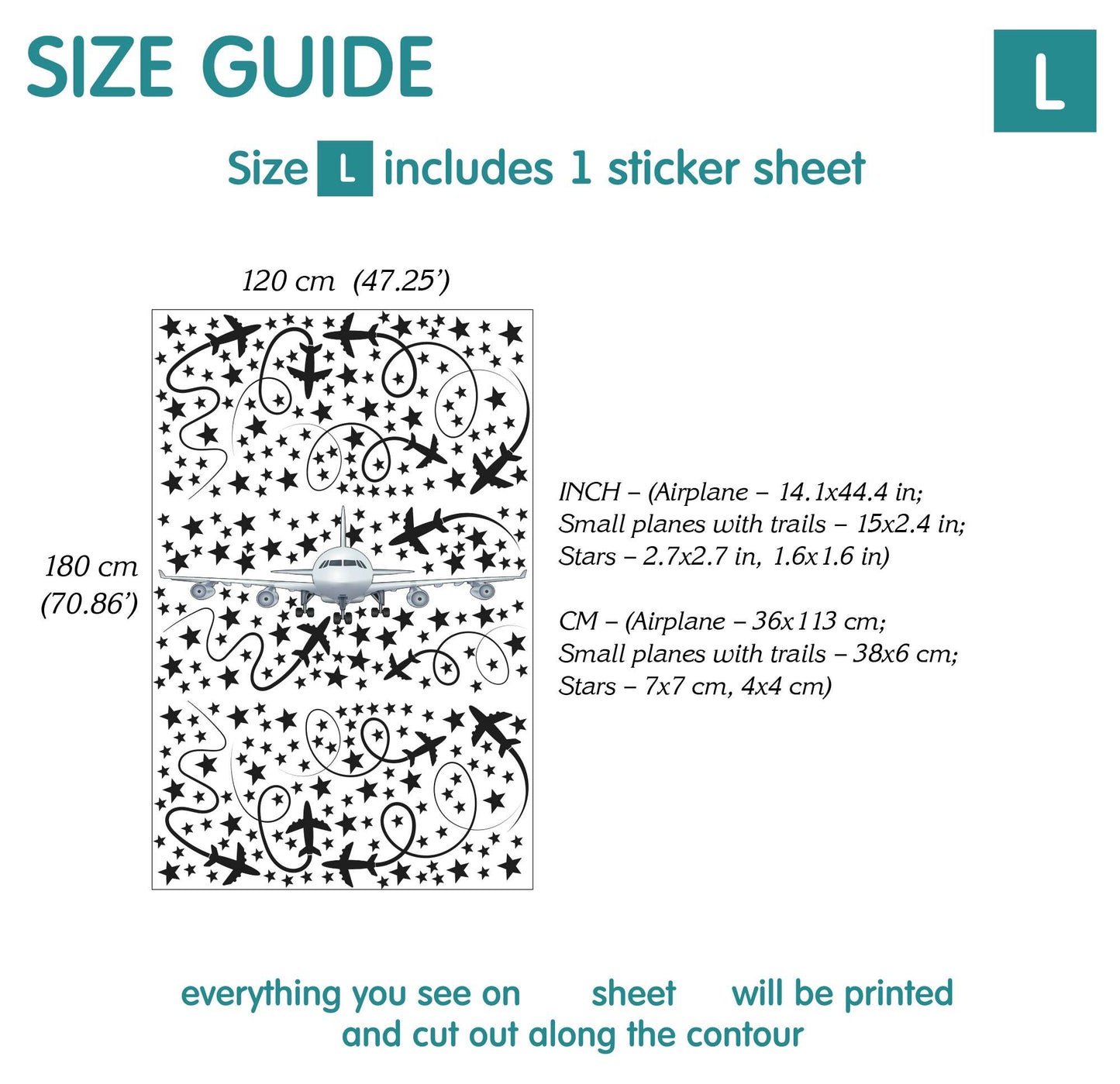 Airplane Wall Decals 1.17