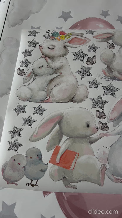 Bunnies Wall Decals 7.26