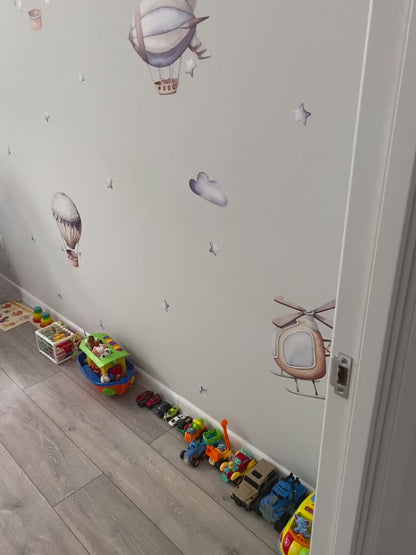 Hot Air Balloons Wall Decals 2.11