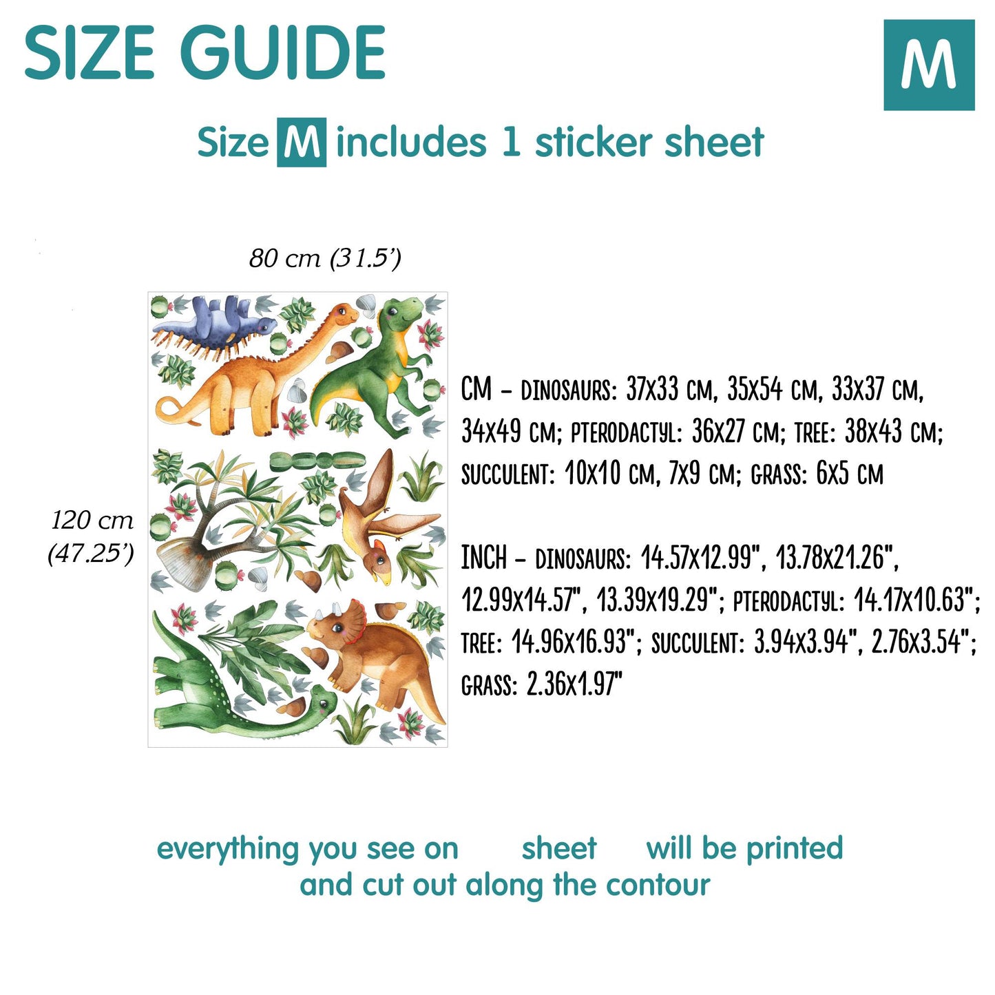 Dino Wall Decals 2.0