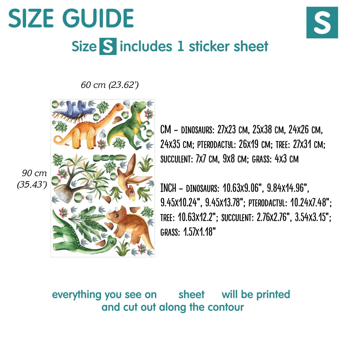 Dino Wall Decals 2.0