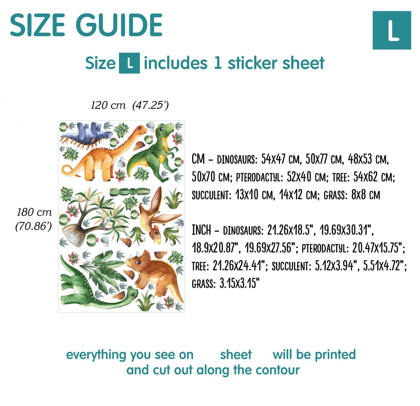 Dino Wall Decals 2.0