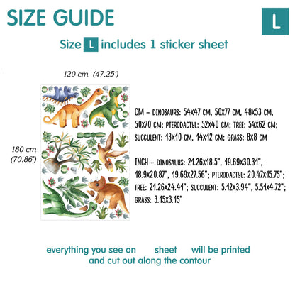 Dino Wall Decals 2.0