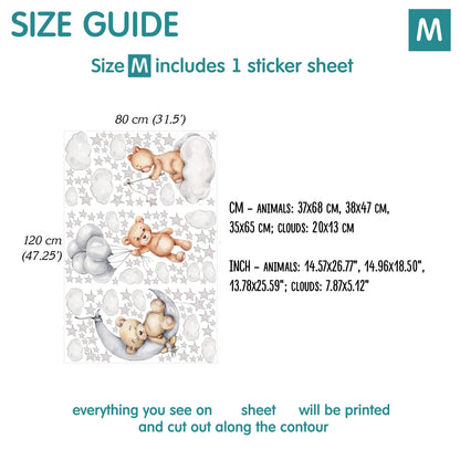 Teddy bears Wall Decals